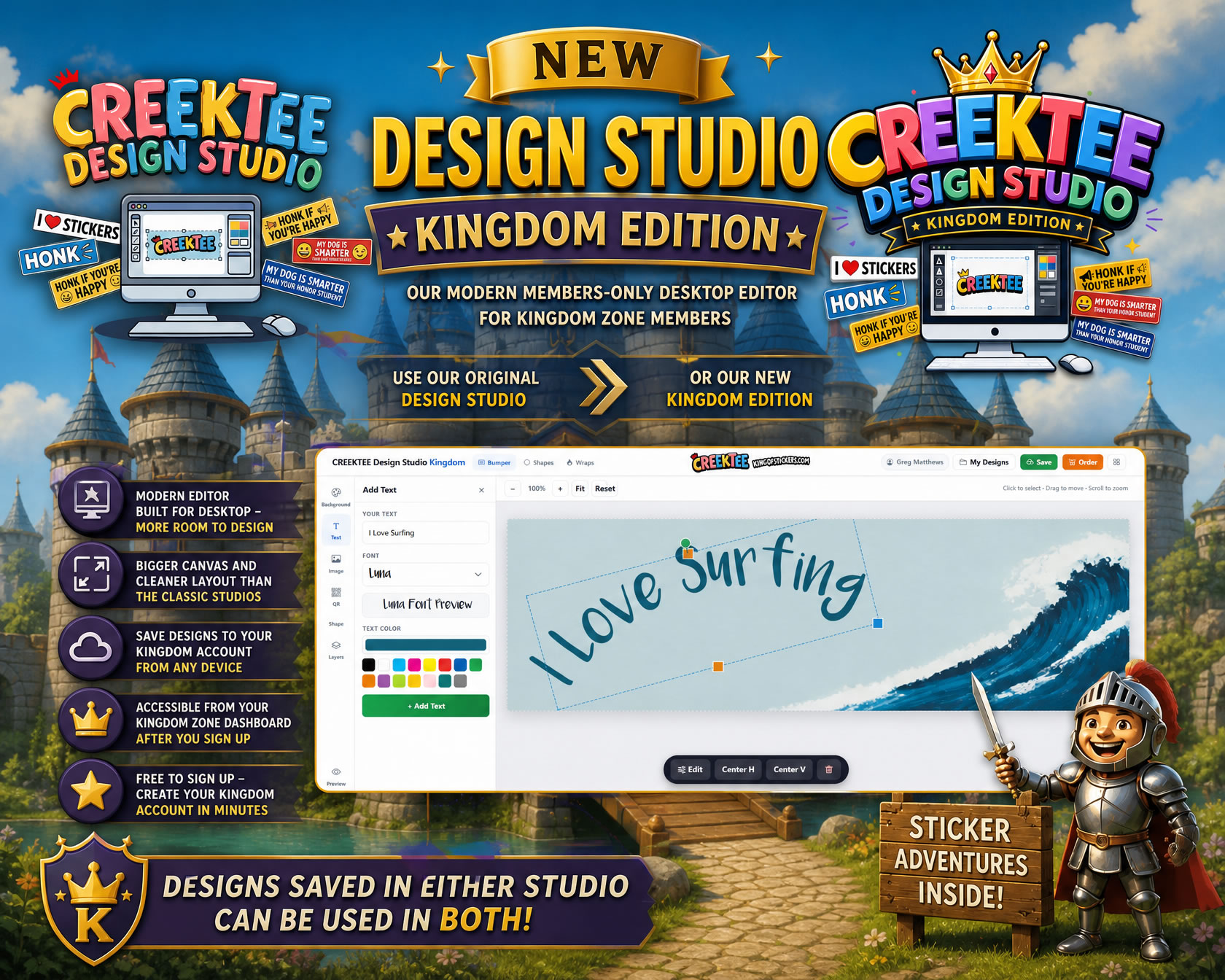 CREEKTEE Design Studio Kingdom